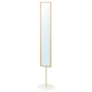 KOMPISHÄNG standing mirror, pine, 38 cm