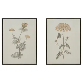 BLODFLÄDER picture, floral simplicity, 30x40 cm
