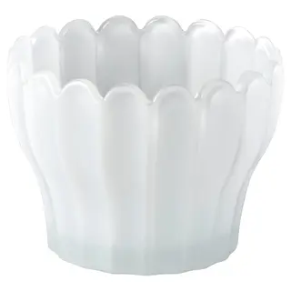 SMÅNÄCKROS tealight holder, white, 6 cm