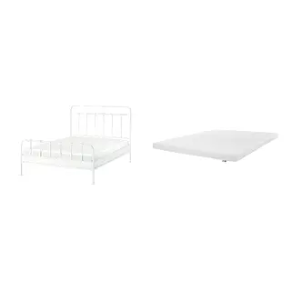 STJÄRNÖ/ÅRBERGET Bed with 8cm thick mattress, latex,5 comfort zones, medium firm