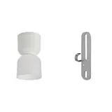 FÖRUT/HAMNFYR set: ceiling lamp + pendant/ceiling lamp hook