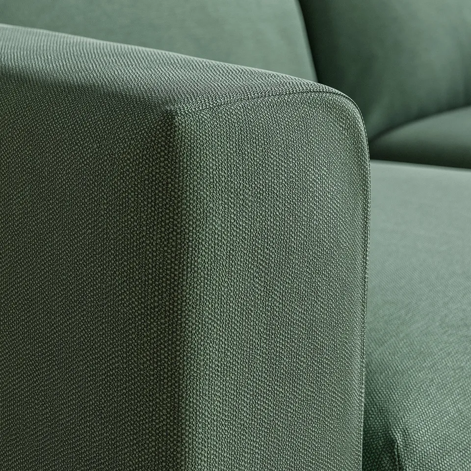 VIMLE 4-seat sofa, Knäbäck grey-green