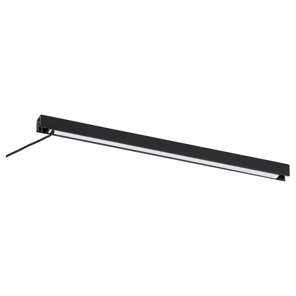 Black ikea SILVERGLANS led light for bathroom.