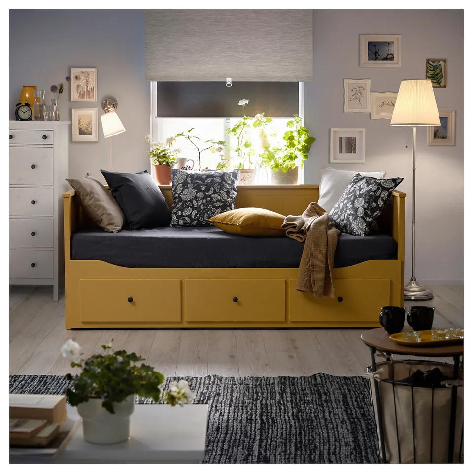 part: HEMNES day-bed frame with 3 drawers