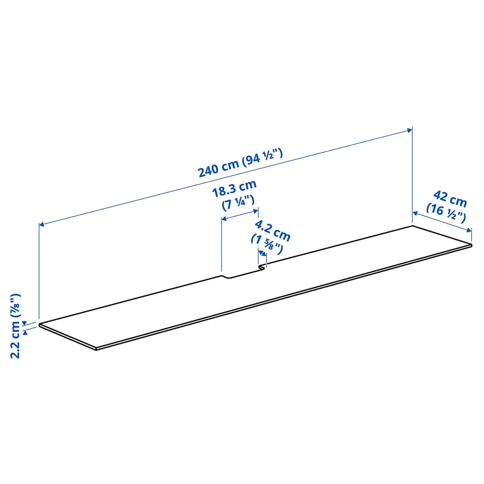 BESTÅ TV bench with doors, white/Lappviken white, 240x42x40 cm