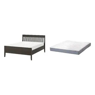 IDANÄS/VESTERÖY Bed with 20cm thick mattress, pocket sprung, foam, extra firm
