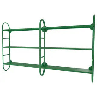 FÄRGSÄTTARE wall shelf combination, green