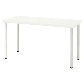LAGKAPTEN / ADILS desk, white, 140x60 cm