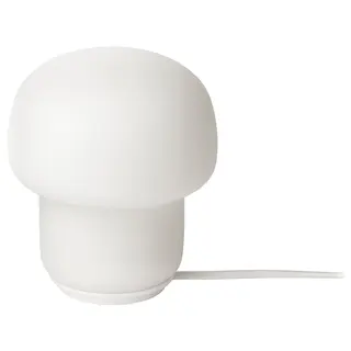 TOKABO table lamp, glass opal white