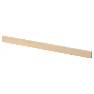 ASKERSUND rounded deco strip/moulding, light ash effect, 221 cm