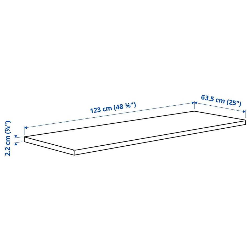 Illustration with measurements for the product: MÖCKLERYD.
