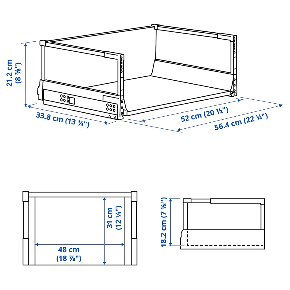part: MAXIMERA drawer, high