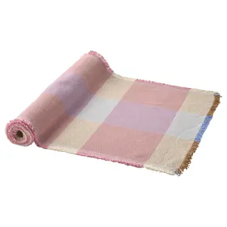 STRANDFLOKA table-runner, patterned/multicolour, Length 130 x Width 35 cm