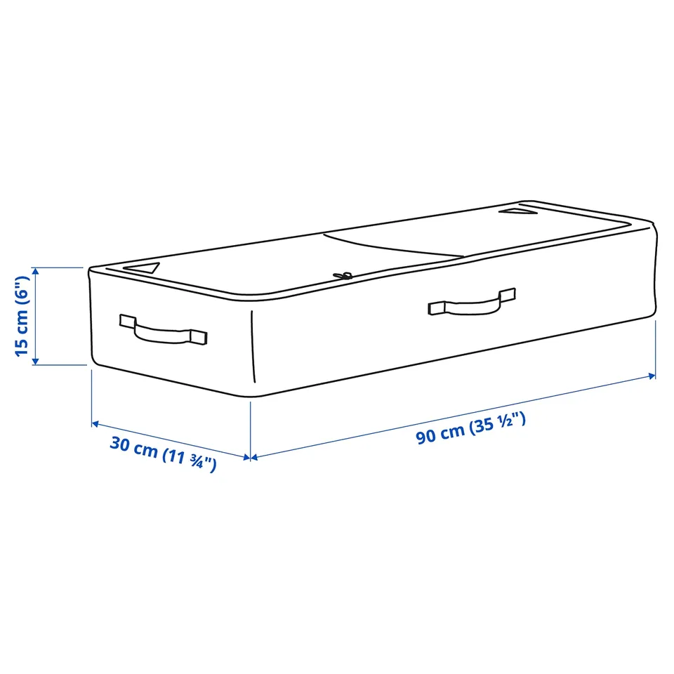 Illustration with measurements for the product: SKUBB.