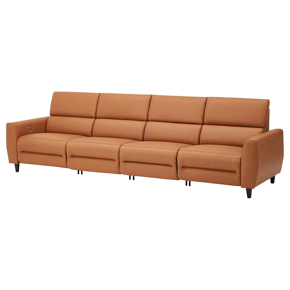 part: RULLERUM 4-seat sofa w 2 electric recliners