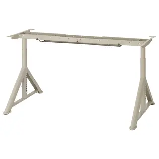 IDÅSEN underframe for table top, beige, 146x67x76 cm