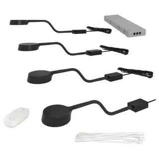 YTBERG / TRÅDFRI lighting kit, black