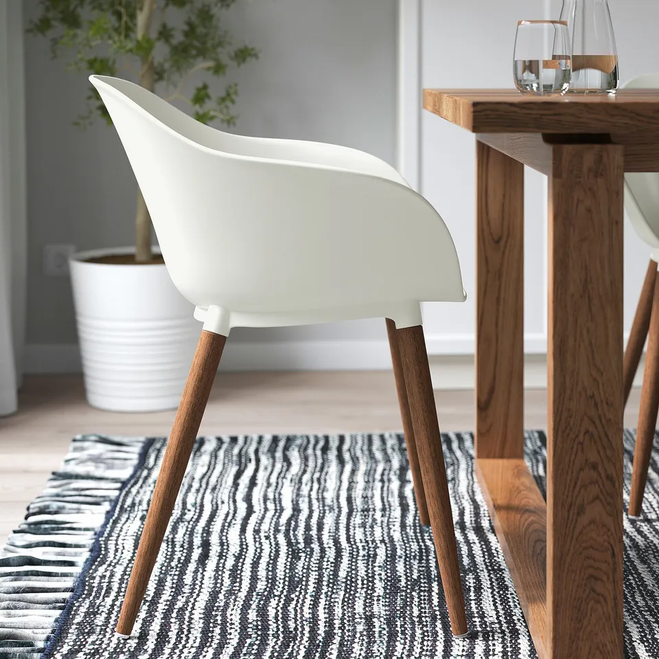 part: MÖRBYLÅNGA / GRÖNSTA table and 6 armchairs