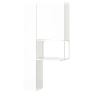 ENHET storage combination, white, 90x32x180 cm