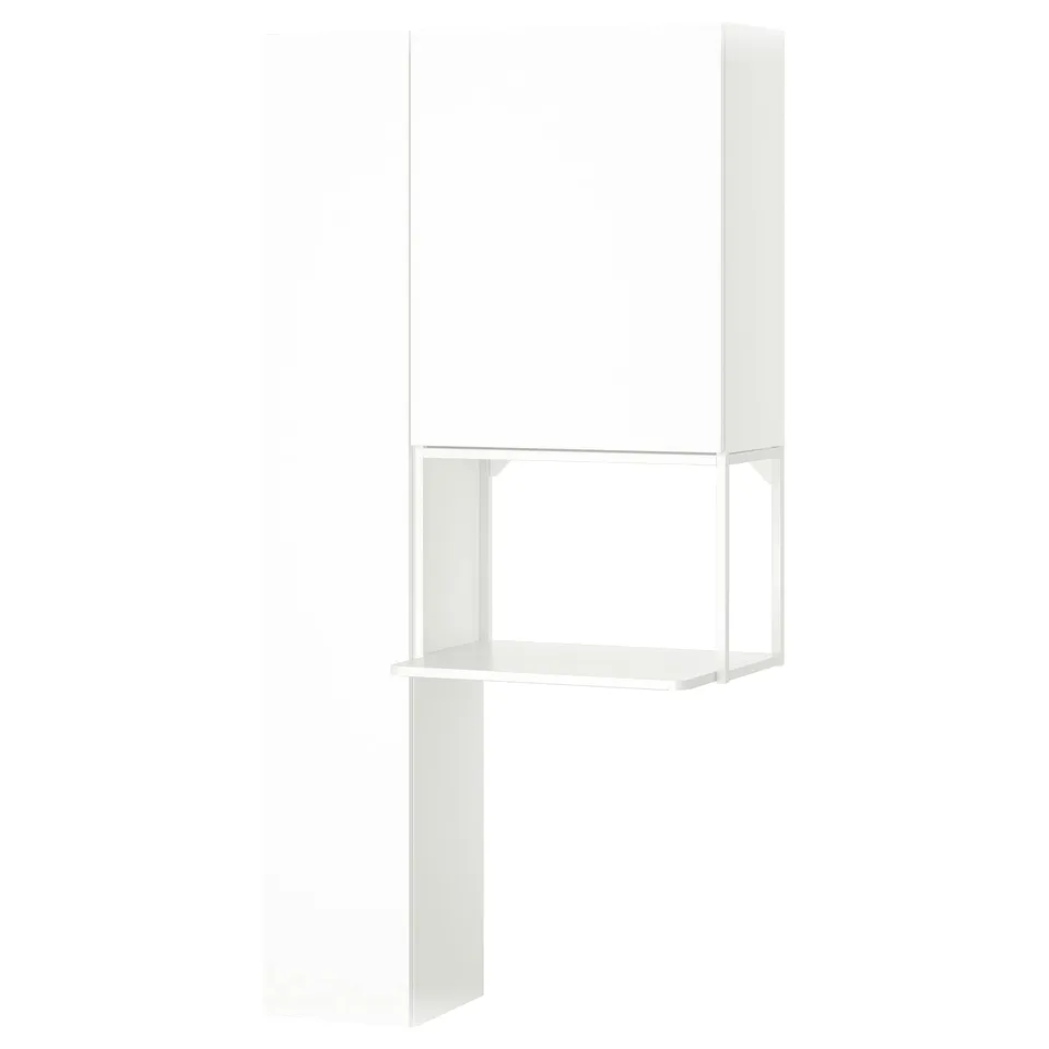 ENHET Storage combination, white, 90x32x180 cm