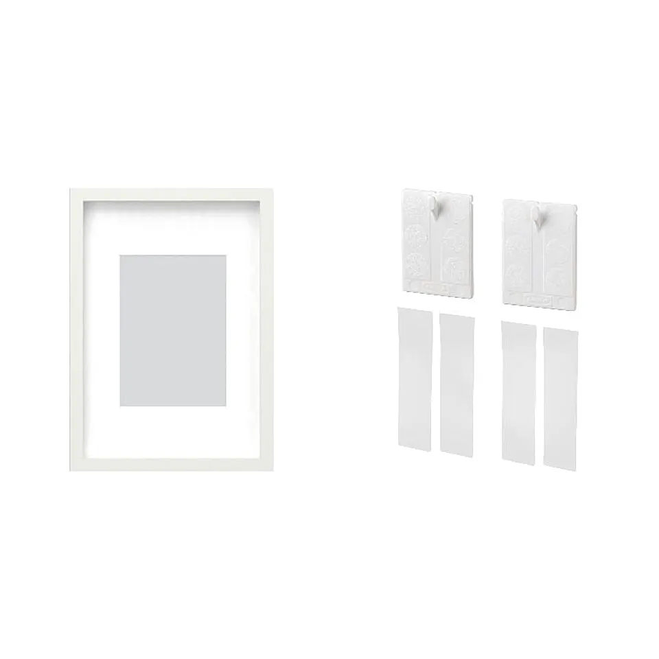 frame + adhesive hook ×2, photo 1
