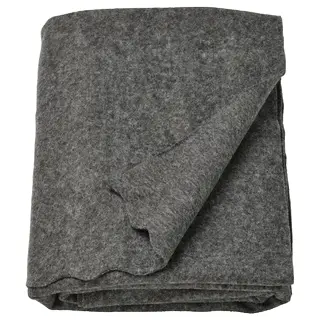 DAGGKÅPOR throw, dark grey, 130x170 cm