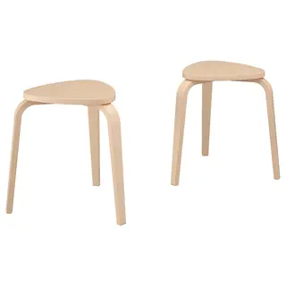 KYRRE stool, set of 2, birch