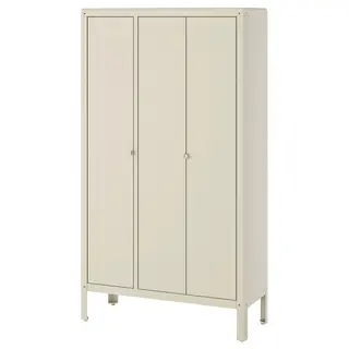 KOLBJÖRN cabinet, beige outdoor/indoor, 90x161 cm
