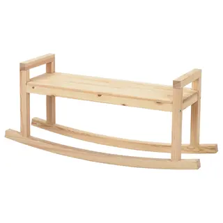 IKEA PS 2026 bench, pine clear lacquered, 127 cm