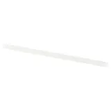 FÖRBÄTTRA cover strip and fittings, white, 59.7x2.2 cm