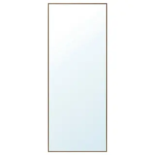 HOVET mirror, oak effect/brown, 78x196 cm
