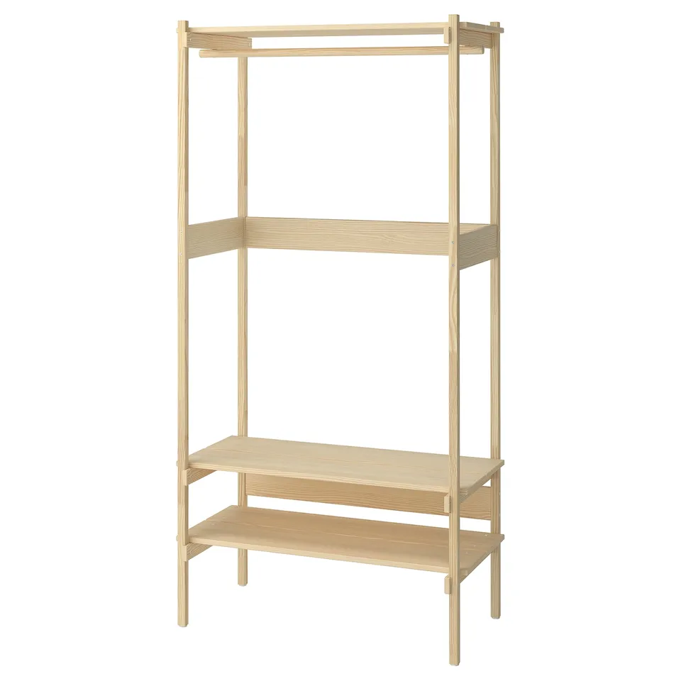 KRONÖREN Open wardrobe, pine, 90x49x181 cm