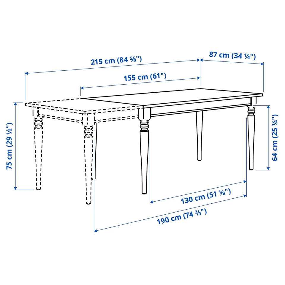 part: ROSENTORP / ROSENTORP table and 4 chairs