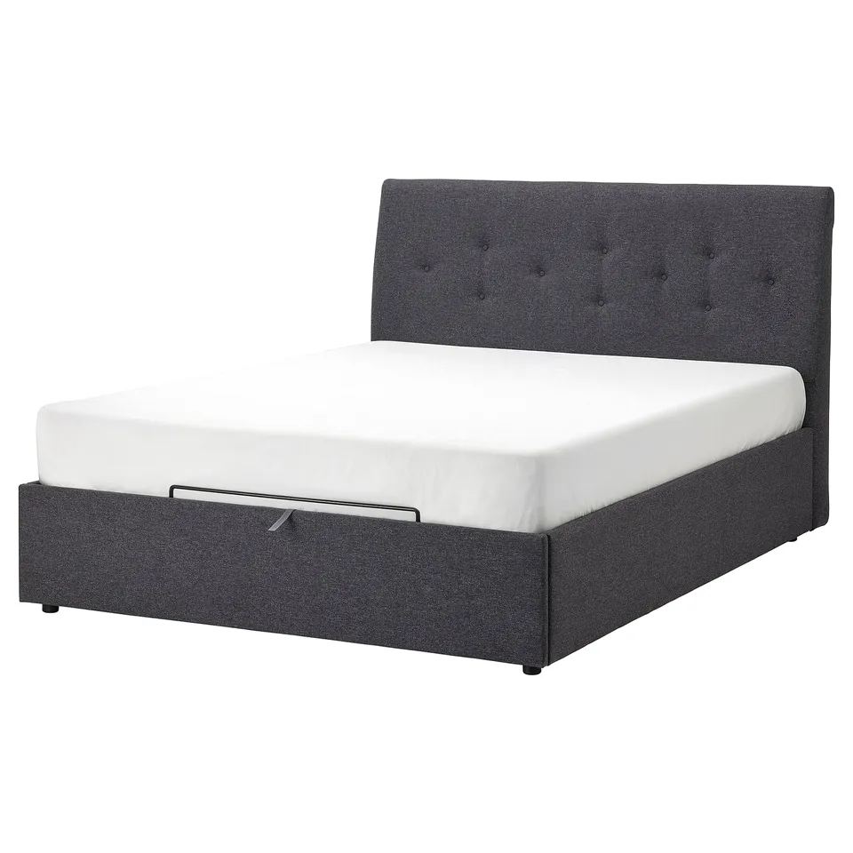 part: IDANÄS upholstered ottoman bed