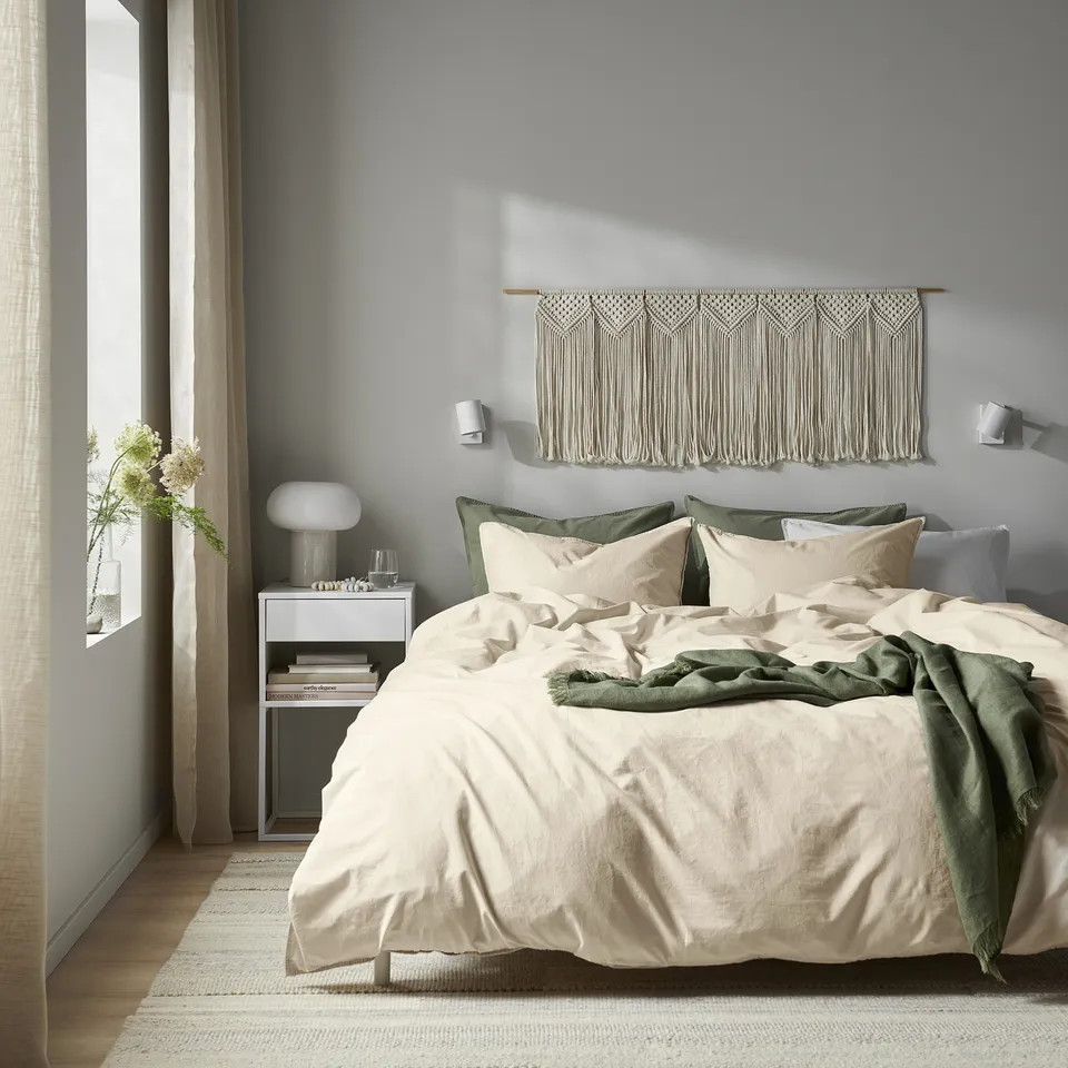 part: ÄNGSLILJA duvet cover and 2 pillowcases