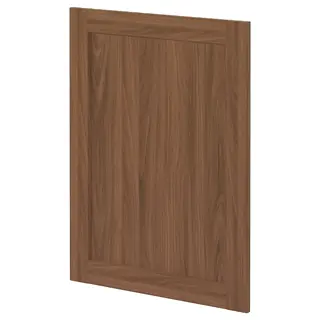 METOD 1 front for dishwasher, Enköping brown/walnut effect, Width 60.0 x Height 79.7 cm