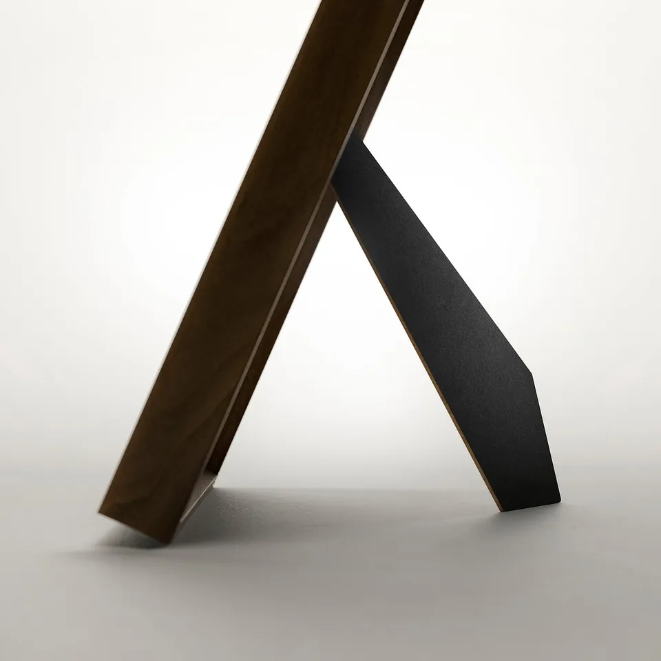 Bronze RÖDALM frame holds photos in front or behind glass.