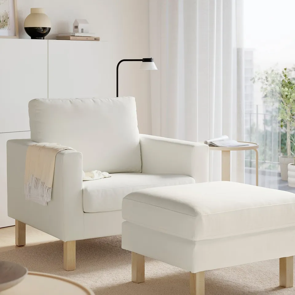 SALTSJÖBADEN Footstool, Blekinge white