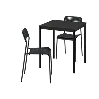 SANDSBERG set: table + chair x2