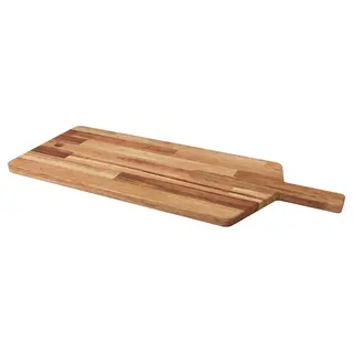 SMÅÄTA chopping board, acacia, 72x28 cm