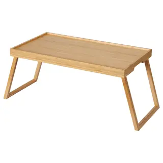RESGODS bed tray, bamboo, Length 52 x Width 29 x Height 25.5 cm