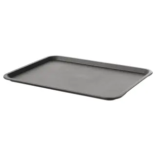 TILLGÅNG tray, grey, 37x29 cm
