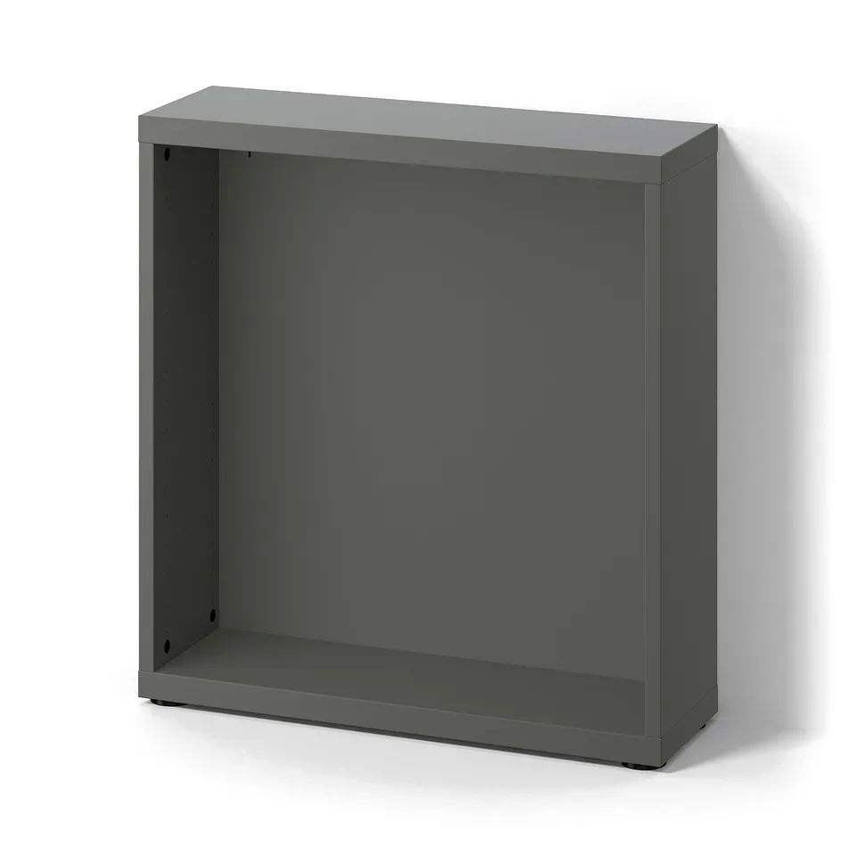 BESTÅ Frame, dark grey, 60x20x64 cm