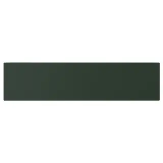HAVSTORP drawer front, deep green, Width 39.7 x Height 9.7 cm