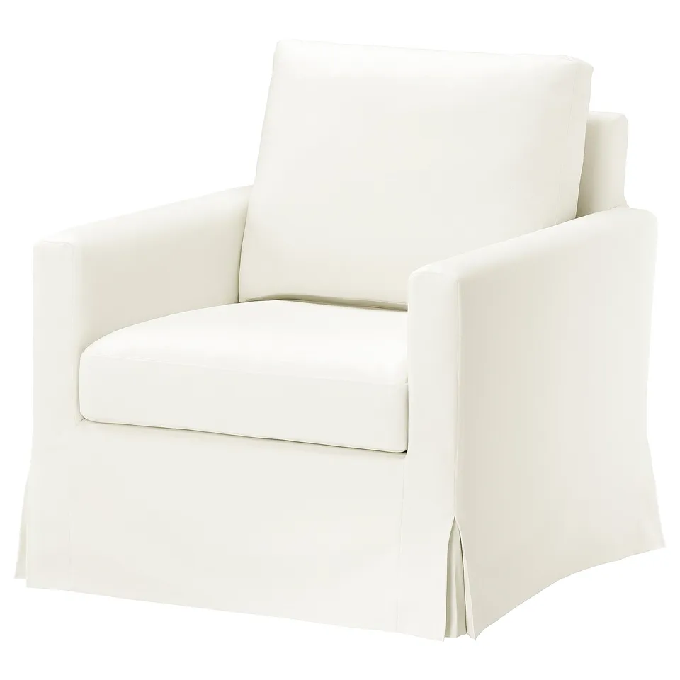 SALTSJÖBADEN Rocking and swivel armchair, Blekinge white