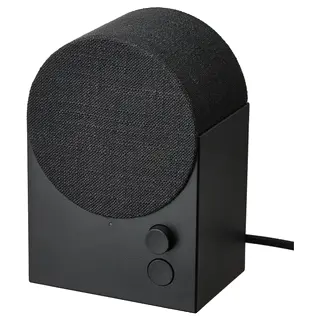 NATTBAD Bluetooth speaker, black, Depth 9 x Height 18 x Width 12 cm