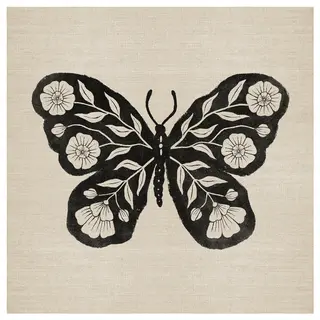 GRÖNMES picture, Butterfly, 56x56 cm