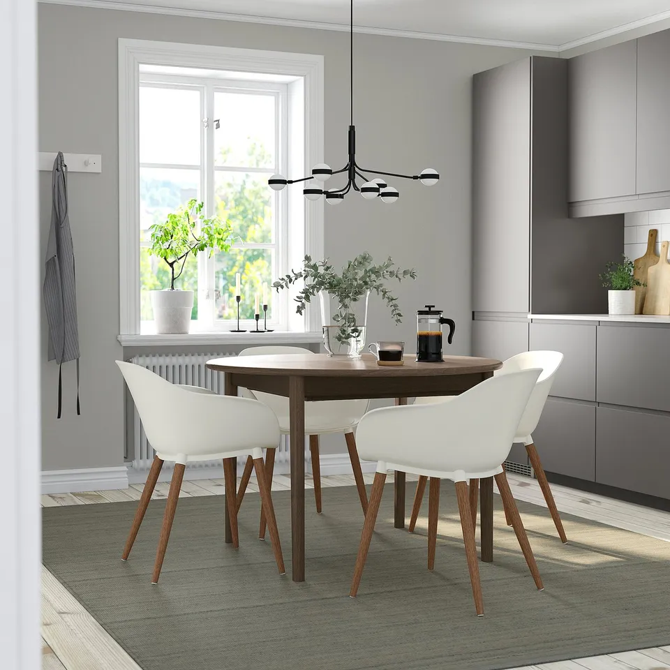 part: SKANSNÄS / GRÖNSTA table and 4 chairs