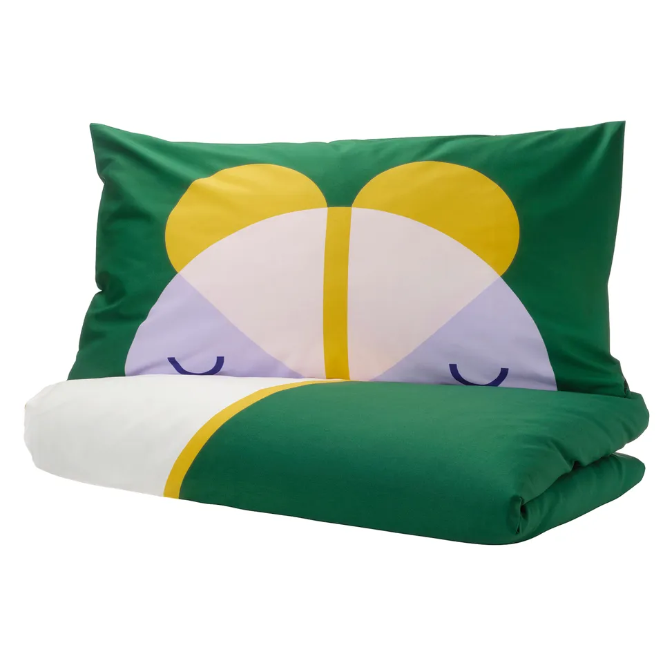 part: GREJSIMOJS duvet cover and pillowcase
