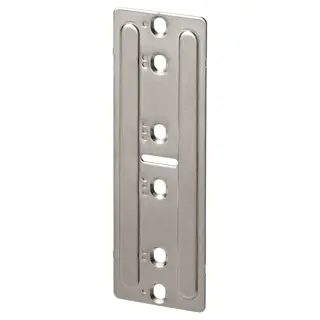UTRUSTA connection fitting for doors, Length 128 x Width 40 mm